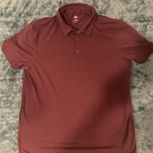 Burgundy polo